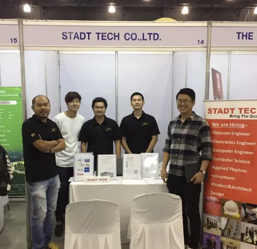บูธ STADT TECH ในงานรับสมัครงาน