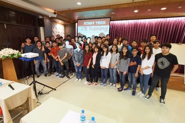 ผู้เข้าอบรม LTE Training ของ STADT TECH